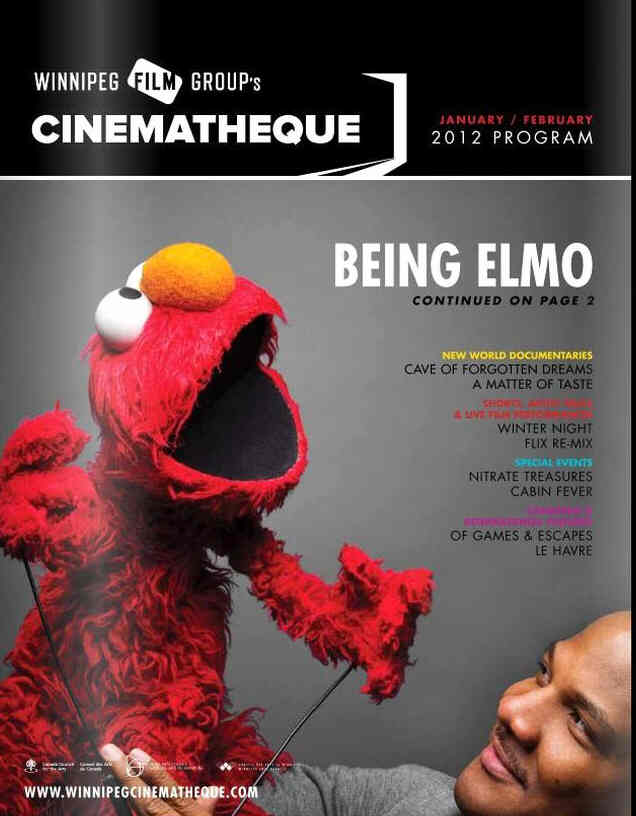 WINNIPEG FILM GROUPS CINEMATHEQUE magazine side cover  January/February 2012