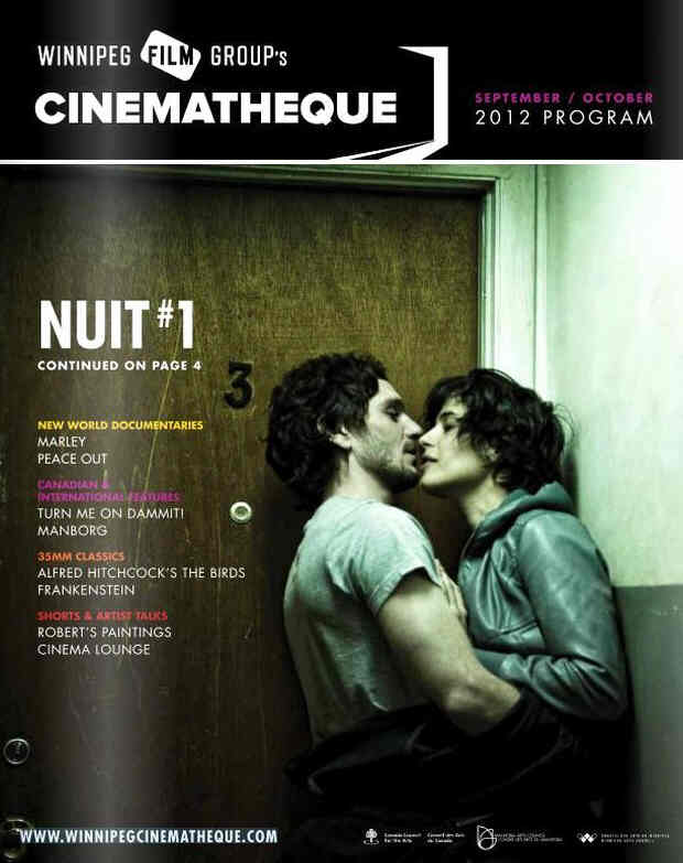 WINNIPEG FILM GROUPS CINEMATHEQUE magazine side cover  September/October 2012