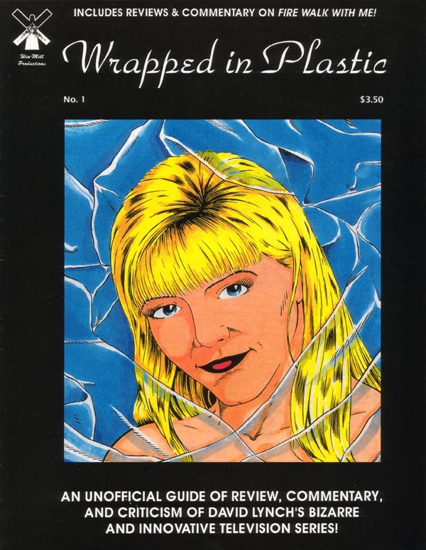 WRAPPED IN PLASTIC magazine side cover Issue 1 August 1993