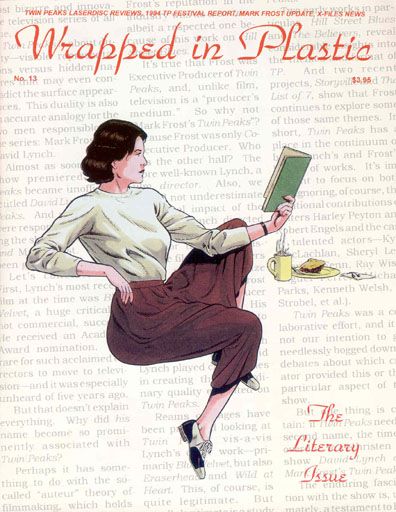 WRAPPED IN PLASTIC magazine side cover Issue 13 October 1994