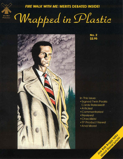 WRAPPED IN PLASTIC magazine side cover Issue 2 December 1992