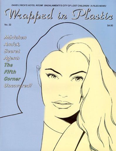 WRAPPED IN PLASTIC magazine side cover Issue 22 April 1996