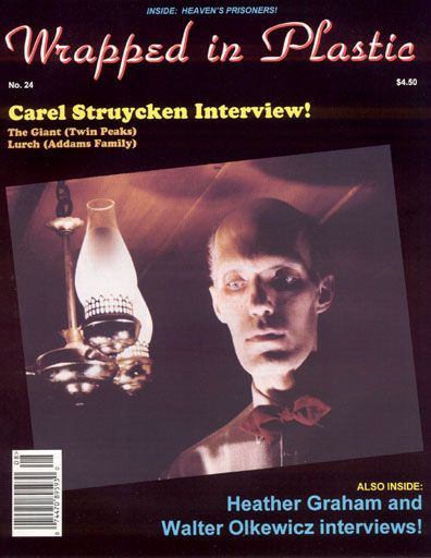 WRAPPED IN PLASTIC magazine side cover Issue 24 August 1996