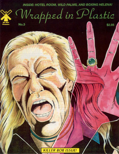 WRAPPED IN PLASTIC magazine side cover Issue 3 February 1993