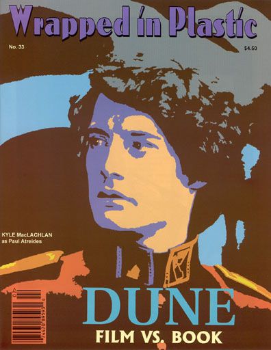 WRAPPED IN PLASTIC magazine side cover Issue 33 February 1998