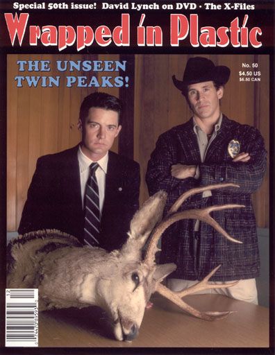 WRAPPED IN PLASTIC magazine side cover Issue 50 December 2000