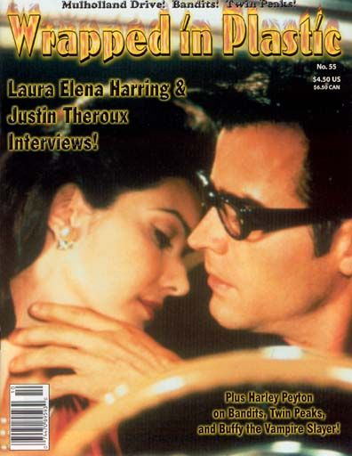 WRAPPED IN PLASTIC magazine side cover Issue 55 October 2001