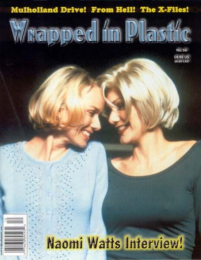 WRAPPED IN PLASTIC magazine side cover Issue 56 December 2001