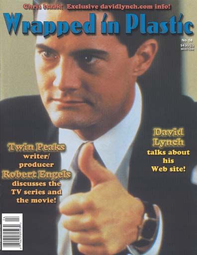 WRAPPED IN PLASTIC magazine side cover Issue 58 April 2002