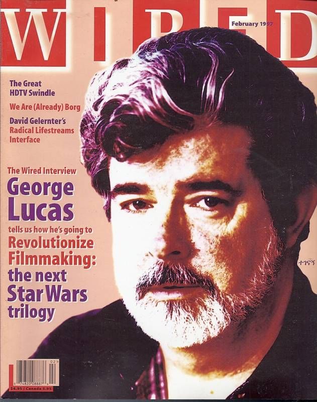 WIRED magazine side cover February 1997