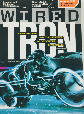 WIRED magazine side cover  December 2010