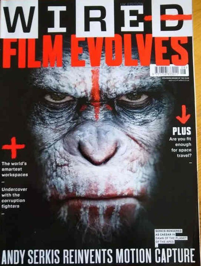 WIRED UK magazine side cover  August 2014