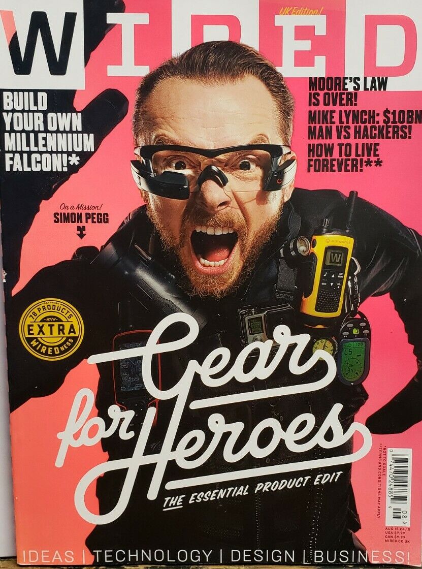 WIRED UK magazine side cover  August 2015