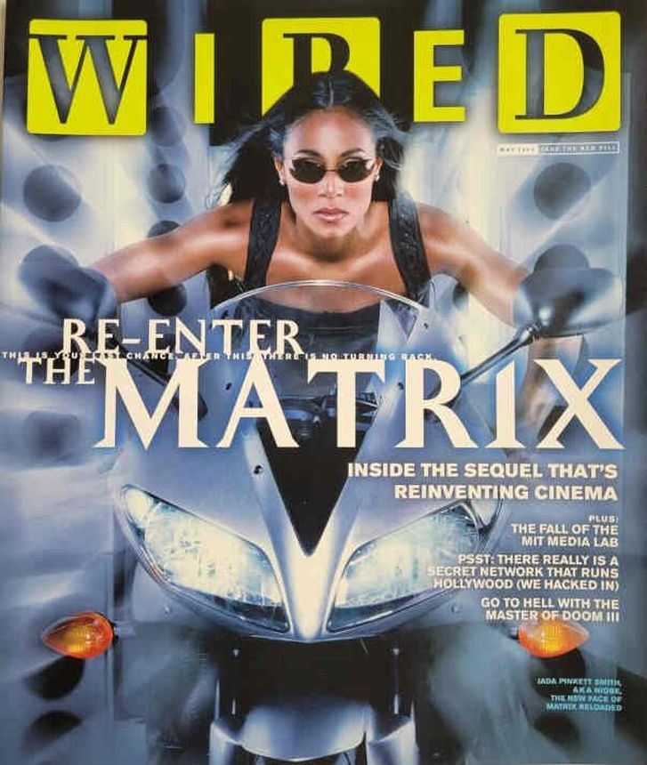 WIRED magazine side cover  May 2003