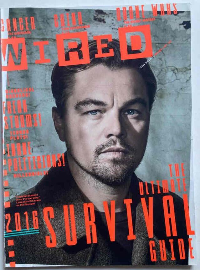 WIRED magazine side cover  January 2016