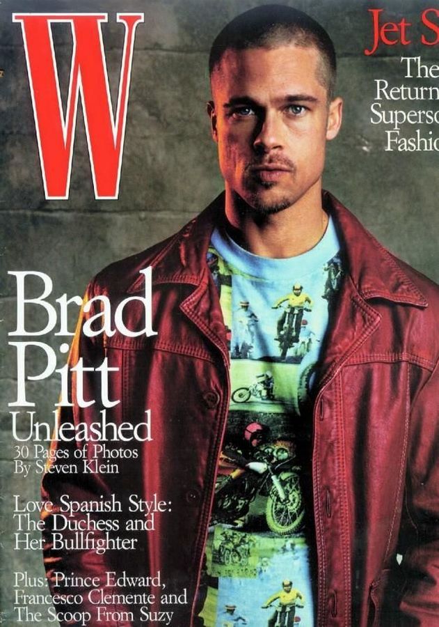 W MAGAZINE USA magazine side cover  July 1999