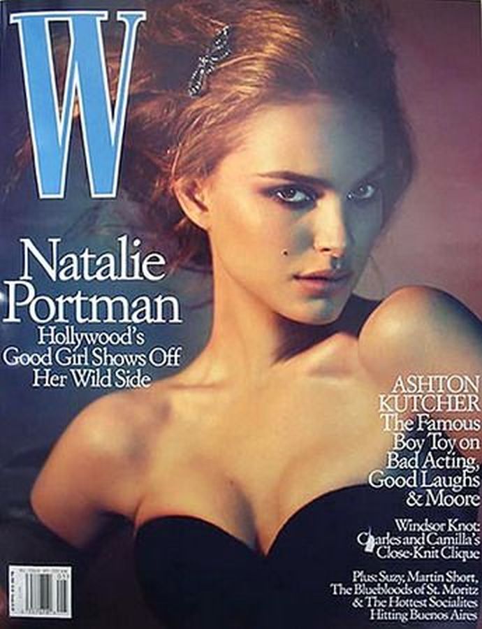 W MAGAZINE USA magazine side cover  May 2005