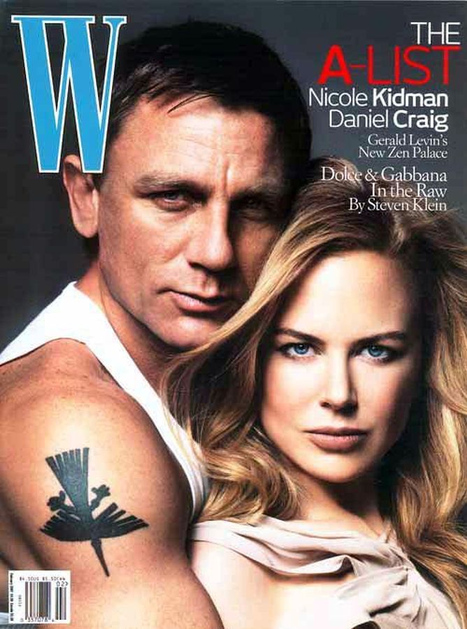 W MAGAZINE USA magazine side cover  February 2007