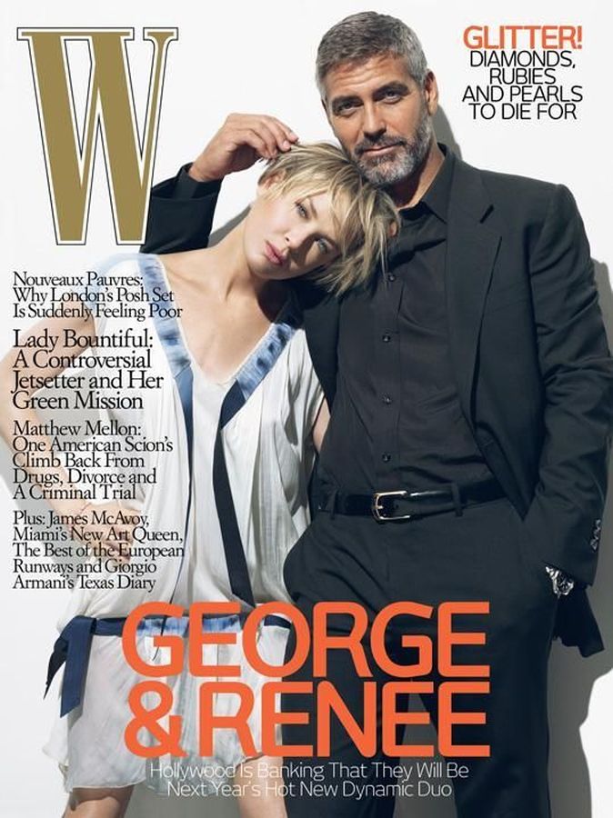W MAGAZINE USA magazine side cover  December 2007