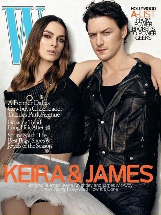 W MAGAZINE USA magazine side cover  February 2008