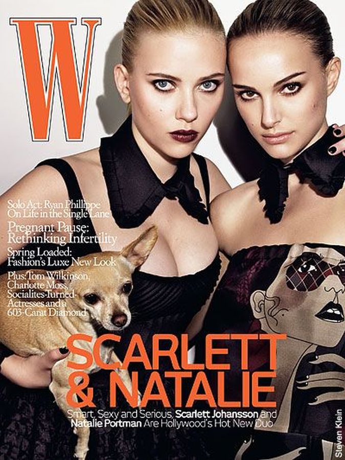 W MAGAZINE USA magazine side cover  March 2008