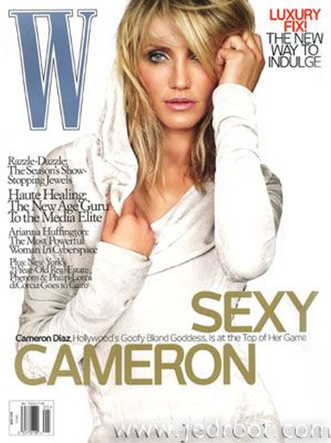 W MAGAZINE USA magazine side cover  May 2008