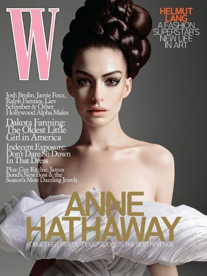 W MAGAZINE USA magazine side cover  October 2008