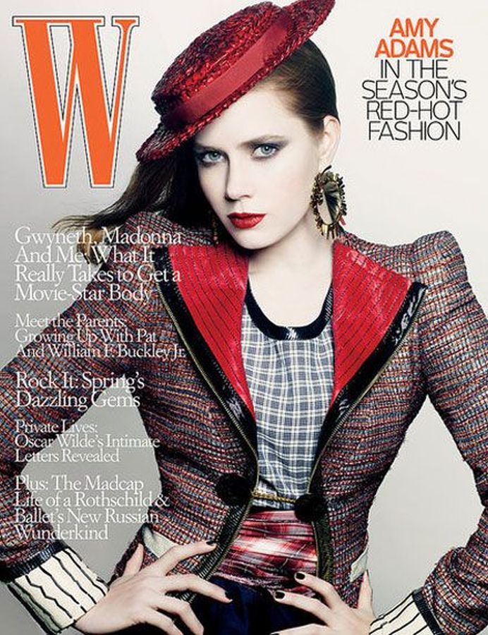 W MAGAZINE USA magazine side cover  May 2009