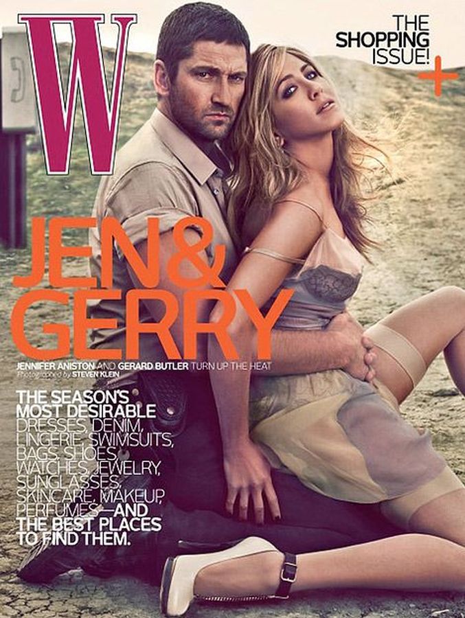 W MAGAZINE USA magazine side cover  April 2010