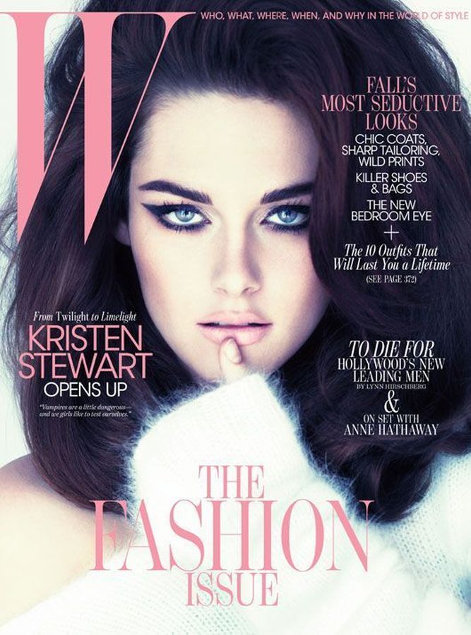 W MAGAZINE USA magazine side cover  September 2011