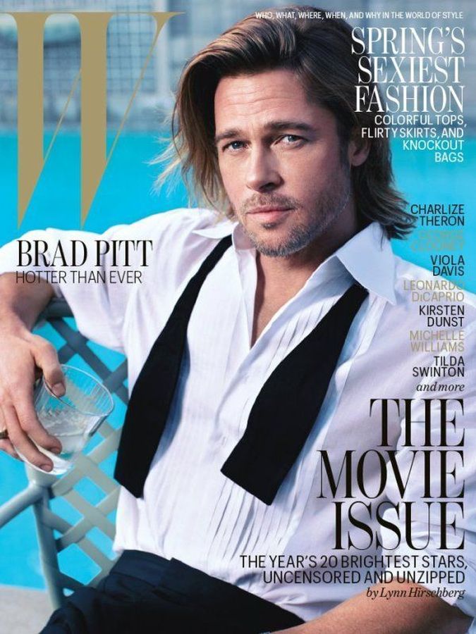 W MAGAZINE USA magazine side cover  February 2012