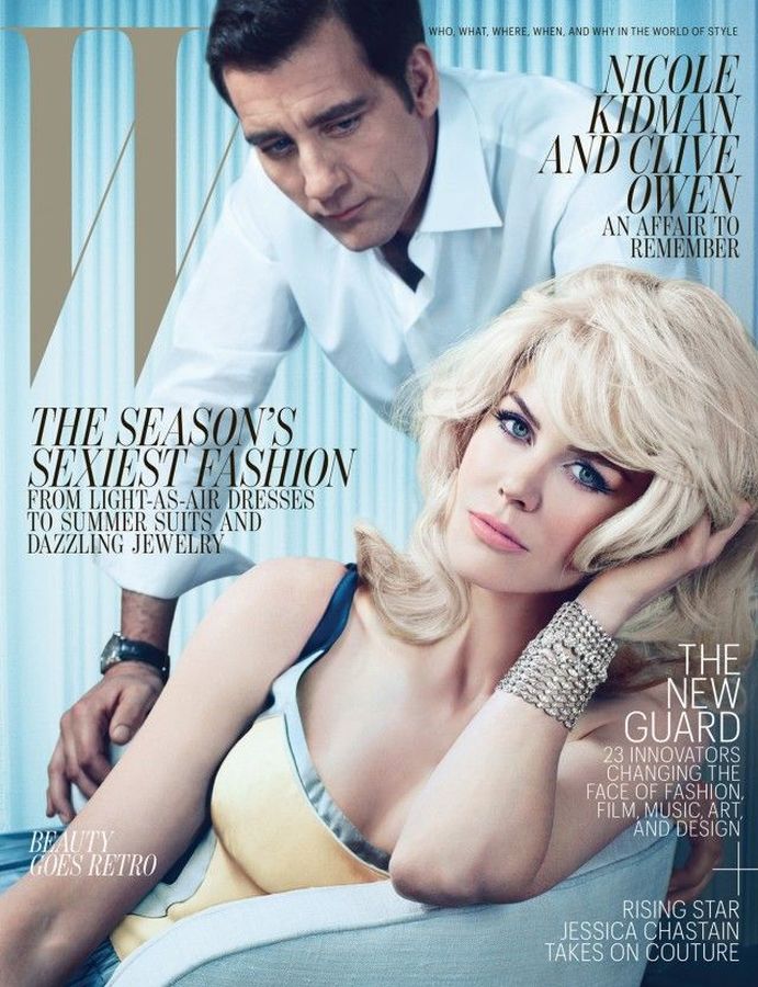 W MAGAZINE USA magazine side cover  May 2012