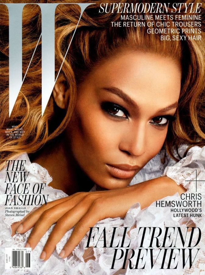 W MAGAZINE USA magazine side cover  July 2012
