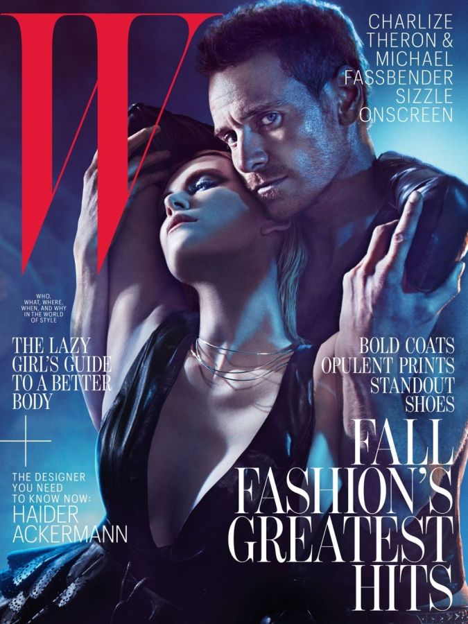 W MAGAZINE USA magazine side cover  August 2012