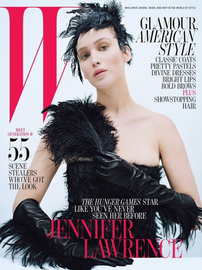W MAGAZINE USA magazine side cover  October 2012