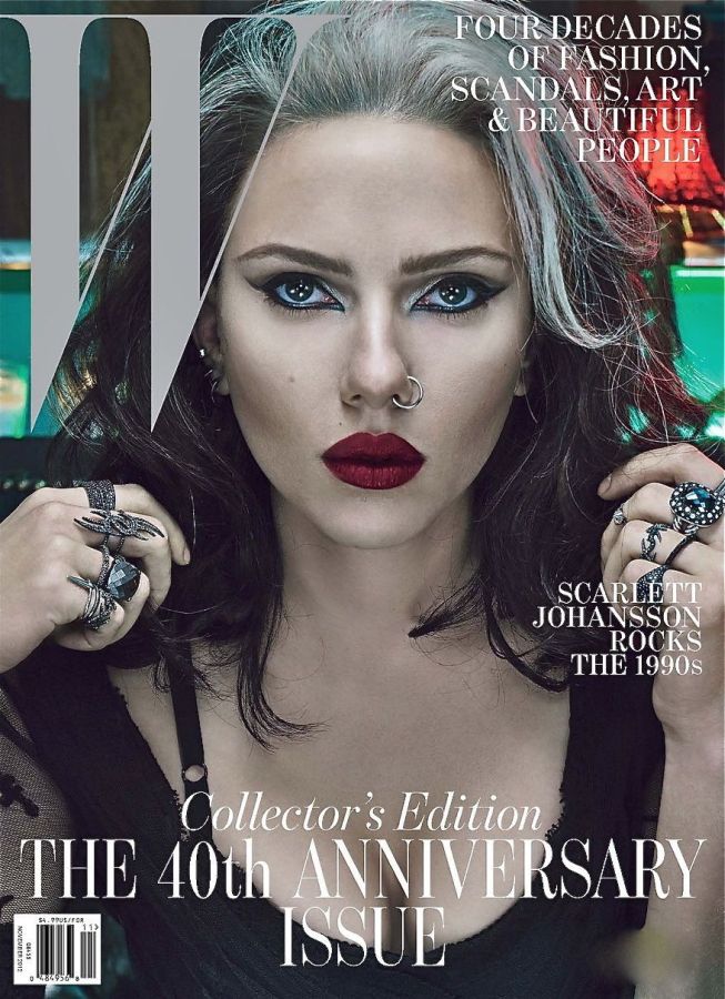 W MAGAZINE USA magazine side cover  November 2012