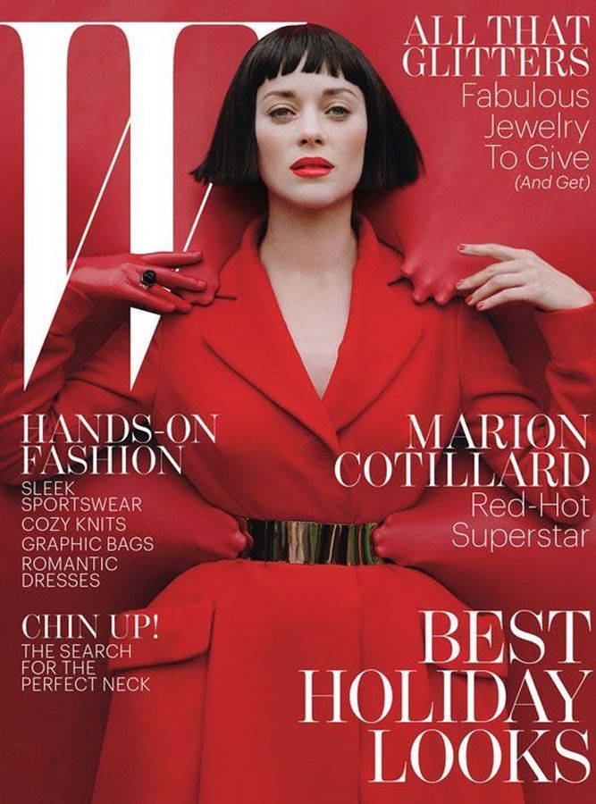 W MAGAZINE USA magazine side cover  December 2012