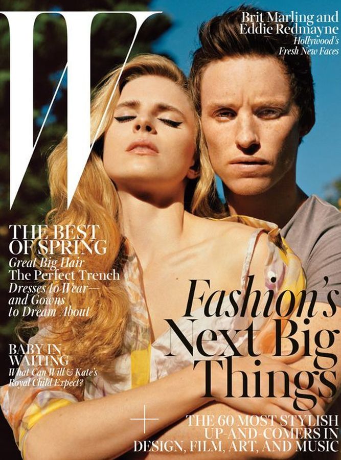 W MAGAZINE USA magazine side cover  April 2013