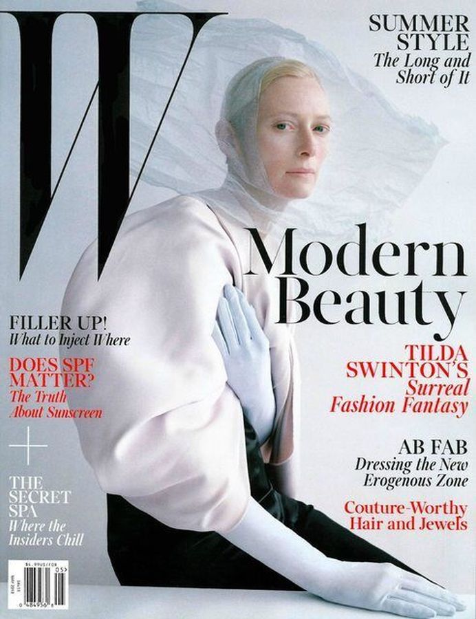 W MAGAZINE USA magazine side cover  May 2013