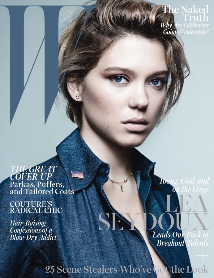 W MAGAZINE USA magazine side cover  October 2013