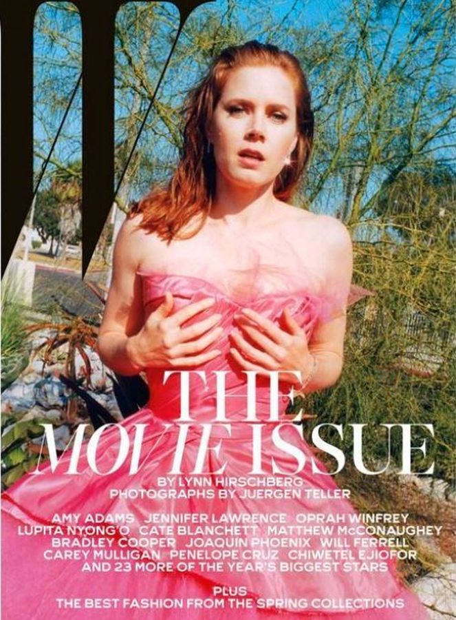 W MAGAZINE USA magazine side cover  February 2014