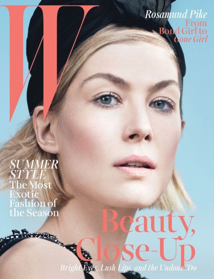 W MAGAZINE USA magazine side cover  May 2014