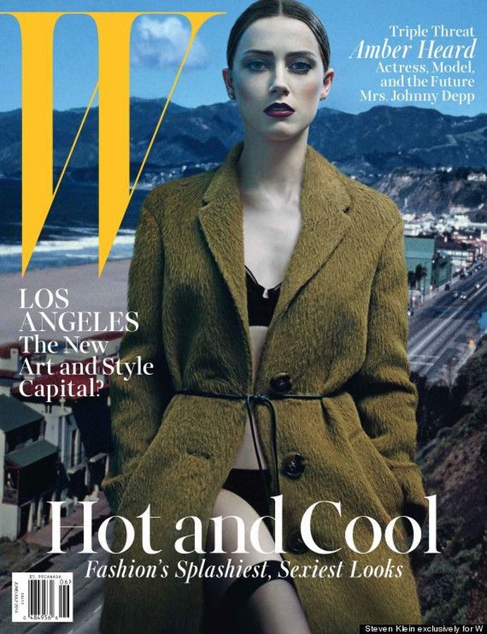 W MAGAZINE USA magazine side cover  June/July 2014