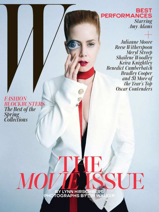 W MAGAZINE USA magazine side cover  February 2015