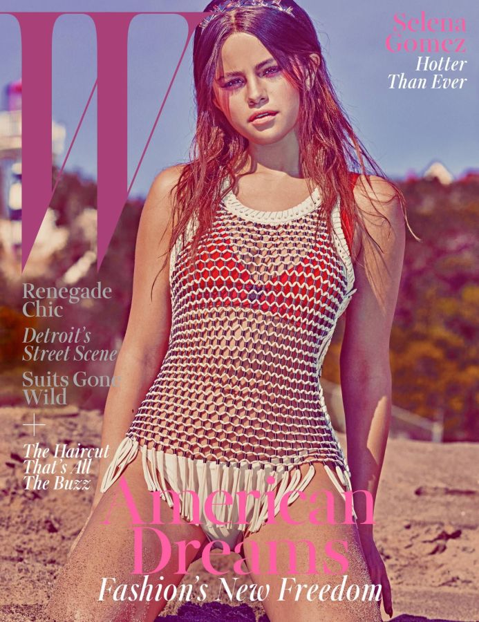 W MAGAZINE USA magazine side cover  March 2016