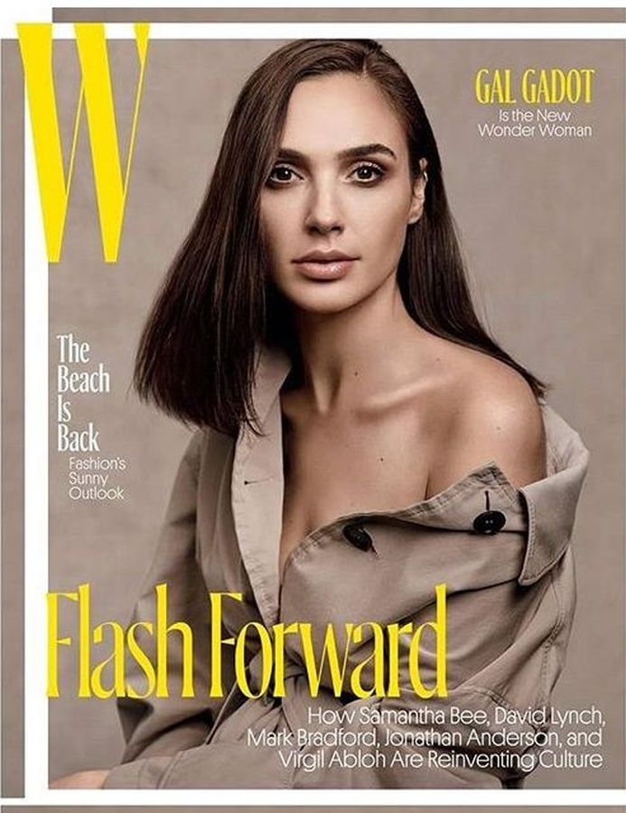 W MAGAZINE USA magazine side cover  May 2017