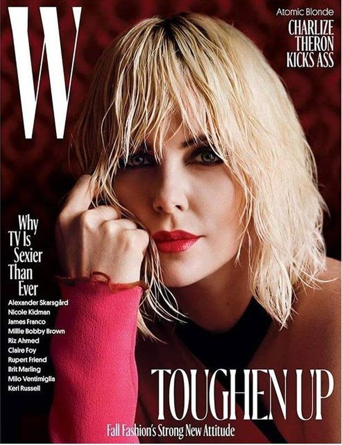 W MAGAZINE USA magazine side cover  August 2017