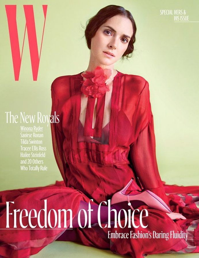 W MAGAZINE USA magazine side cover  October 2017