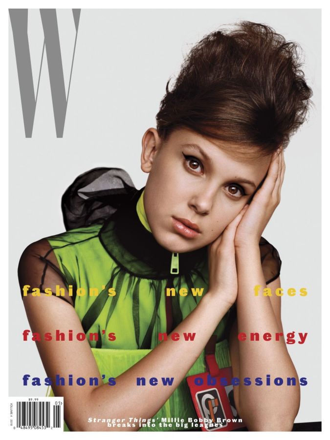 W MAGAZINE USA magazine side cover  July 2018