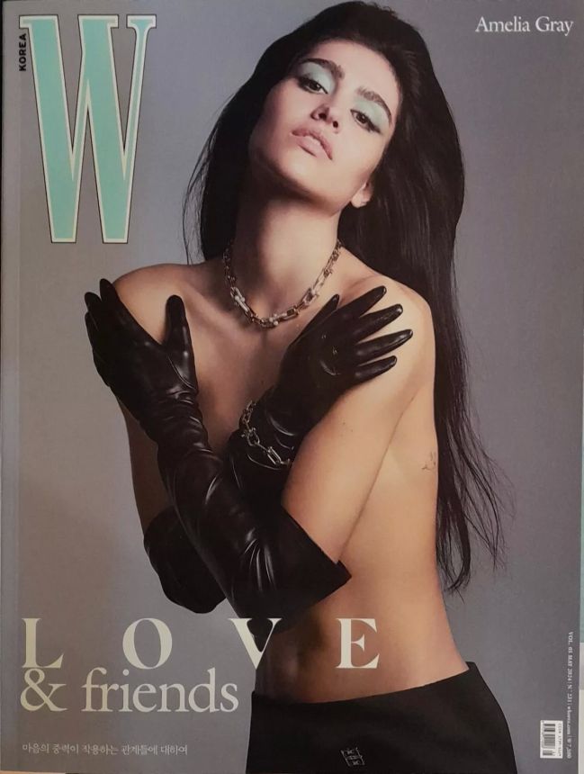 W MAGAZINE KOREA magazine side cover  May 2024
